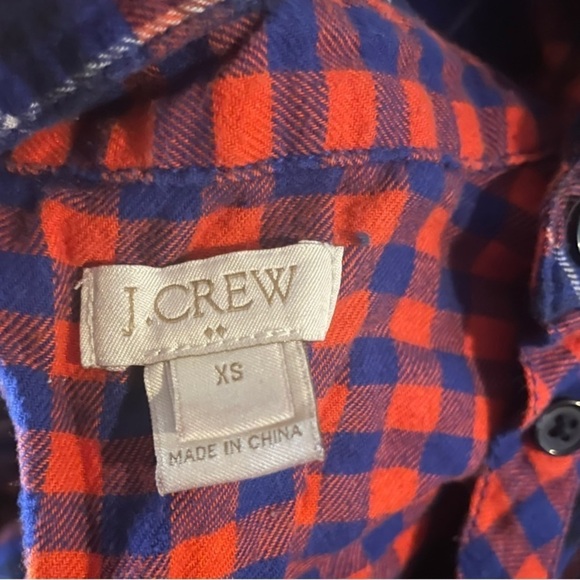 J.crew Red And Blue Plaid Dress - Picture 4 of 8